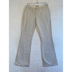 Polo Jeans Company Ralph Lauren Khaki Bootcut Flare Pants Size 2 Cotton Blend